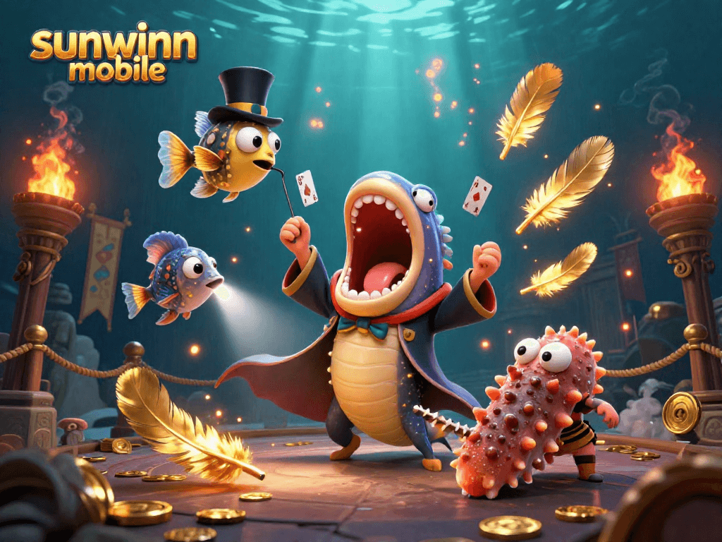 Hòa mình vào thế giới sunwinn mobile với những trò ảo thuật đầy sắc màu từ các sinh vật đại dương.