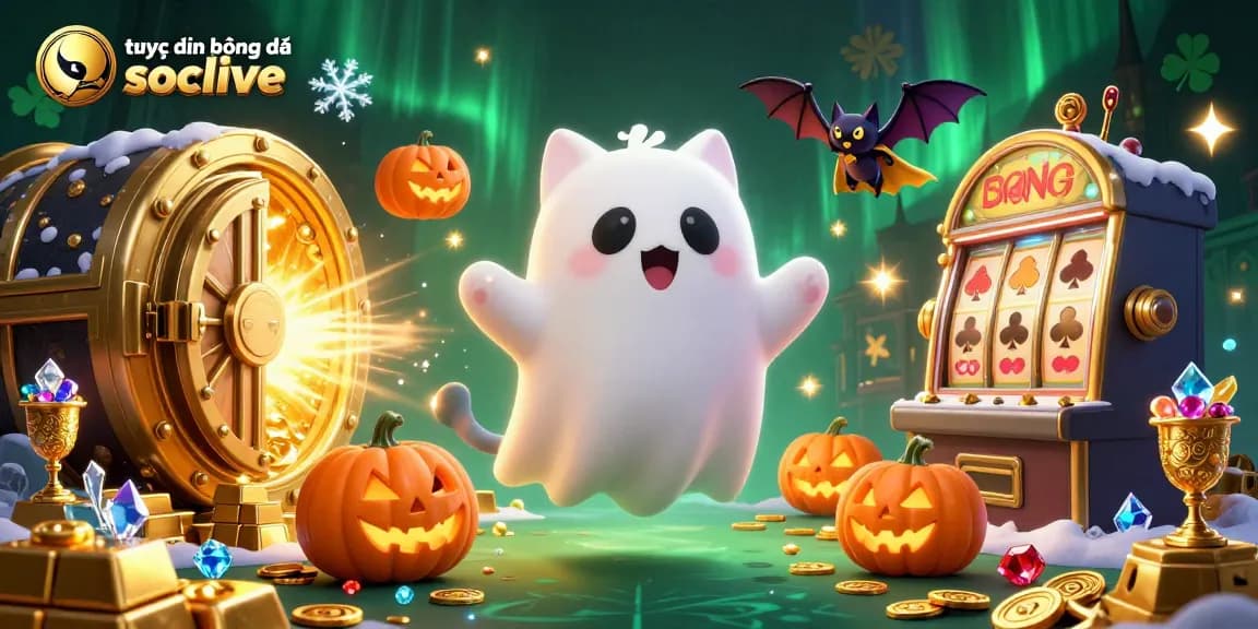 Experience thrilling gaming with trực tiếp bóng đá socolive amidst vibrant, animated casino elements.
