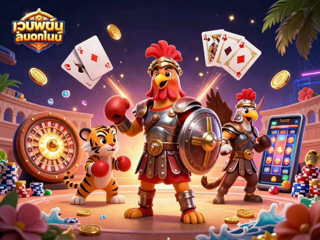 เล่นเกมที่ เว็บพนันออนไลน์ พร้อมโชคลาภจากเหรียญทองและเพชรระยิบระยับ