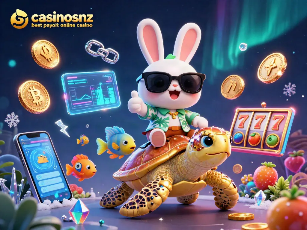 Spin the reels at casinosnz best payout online casino with lucky rabbit and golden sea turtle.