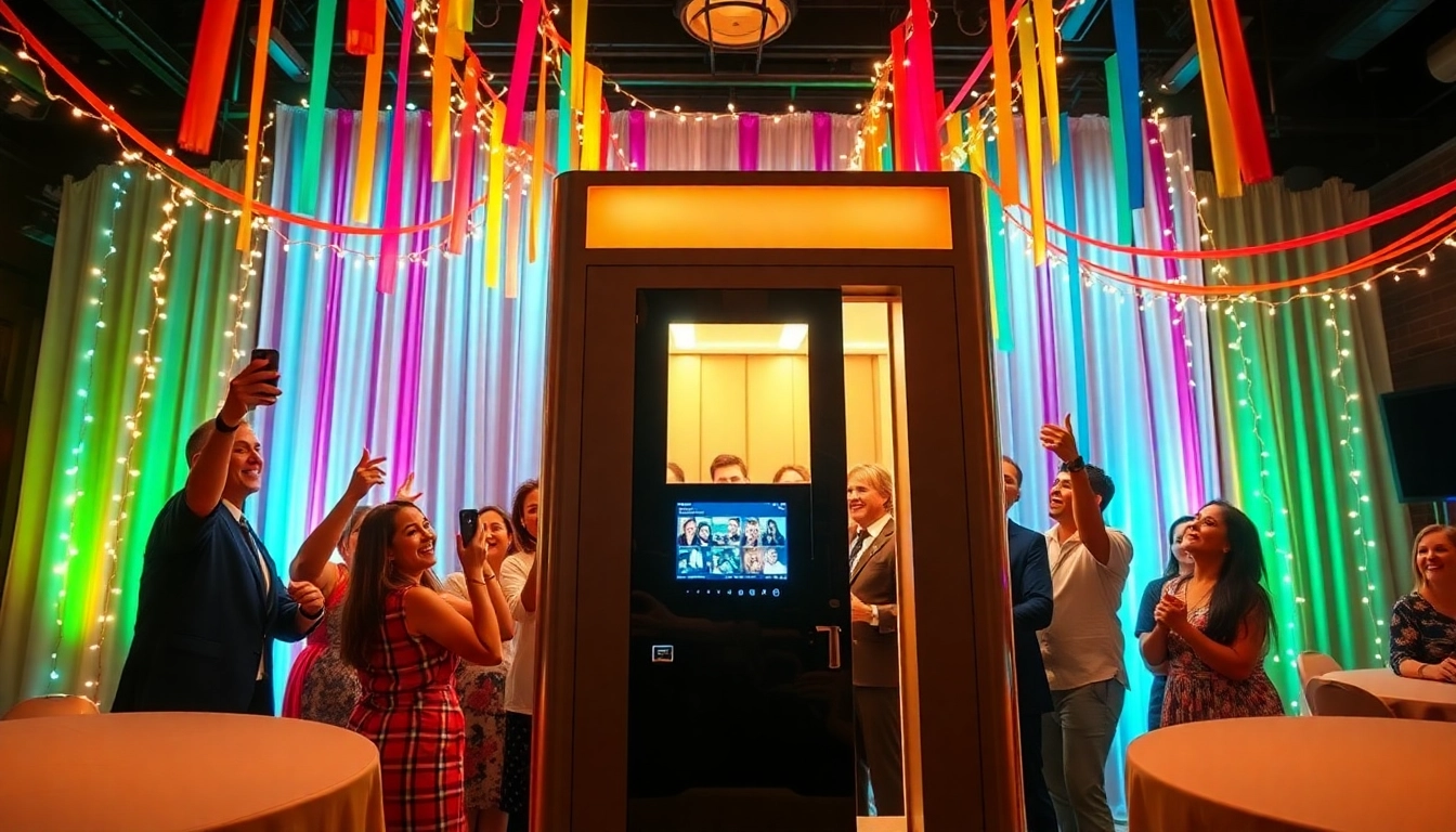 Capture the memories with a vibrant photo booth rental chicago setup at a Chicago event.