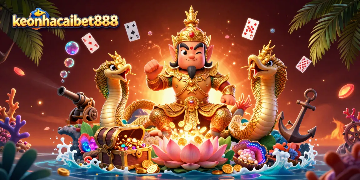 Engage with thrilling action at keonhacaibet888, featuring vibrant 3D guardians and treasure.