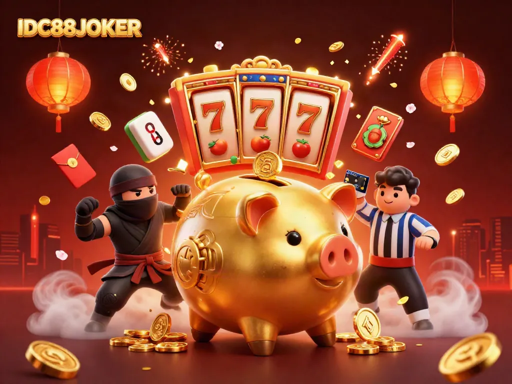 Engage with IDC88JOKER's exciting game dynamics featuring colorful slot elements and energetic characters.