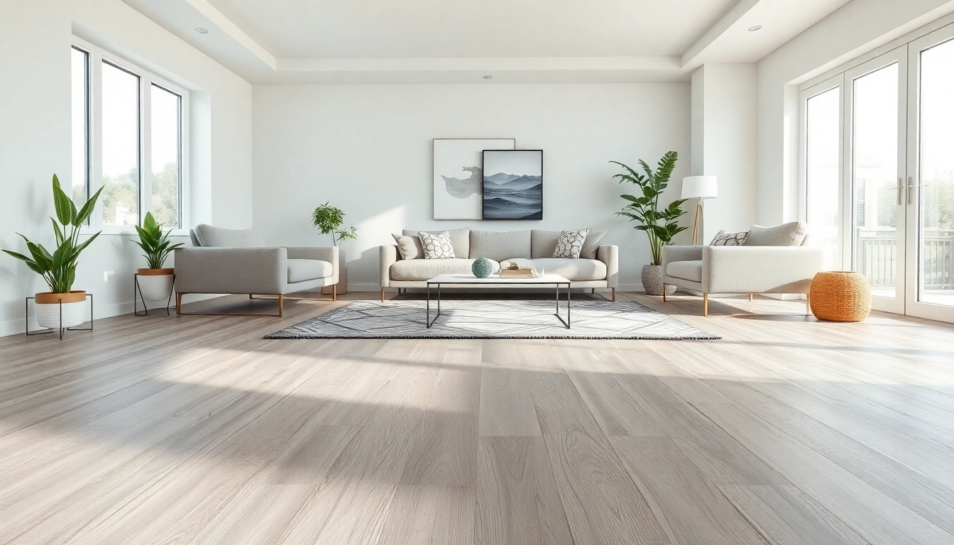 Transform your space with elegant lvp floors, enhancing modern living room aesthetics.