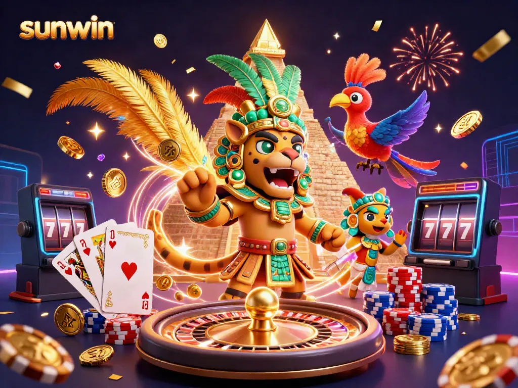 Experience thrilling gameplay at Sunwin with vibrant casino elements and engaging characters.