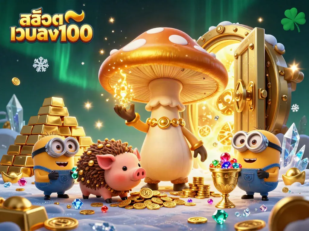 เล่นเกมสล็อตเว็บตรง100 กับเหล่ามอนสเตอร์ทองคำและสมบัติมากมายในโลกแฟนตาซี