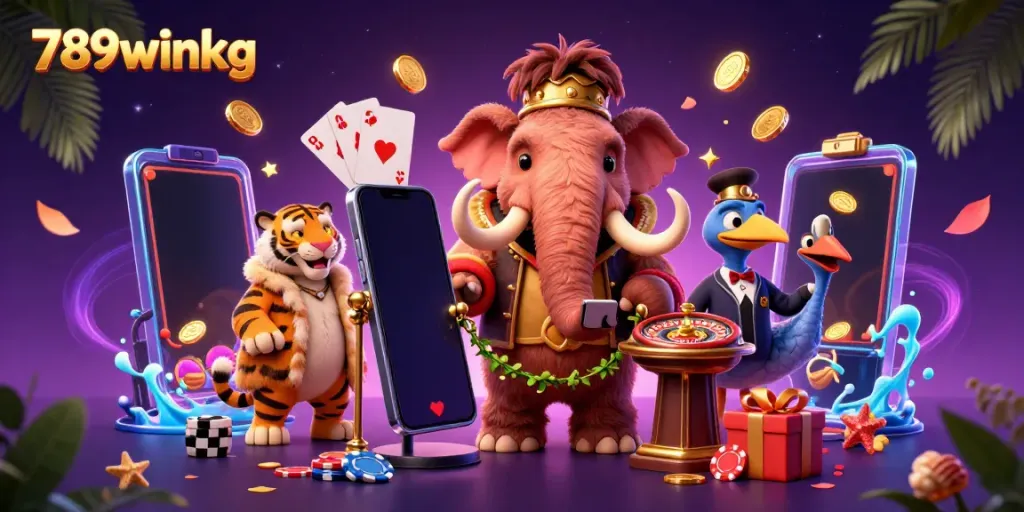 Experience the excitement of 789winkg with vibrant casino characters and dynamic game elements