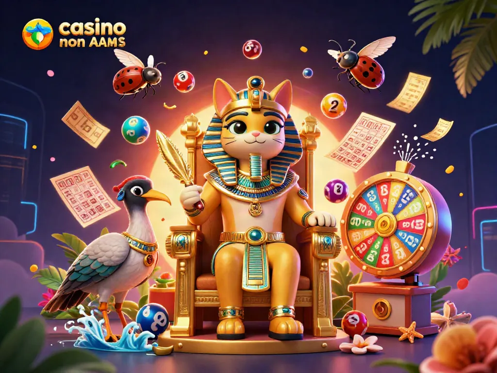 Gioca nei casino online non AAMS con un gatto faraone egiziano e emozionanti elementi di gioco.
