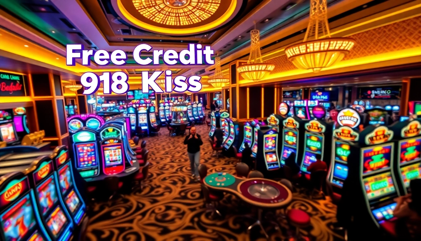 Experience the thrill of free credit 918kiss while playing exciting casino games in a vibrant atmosphere.