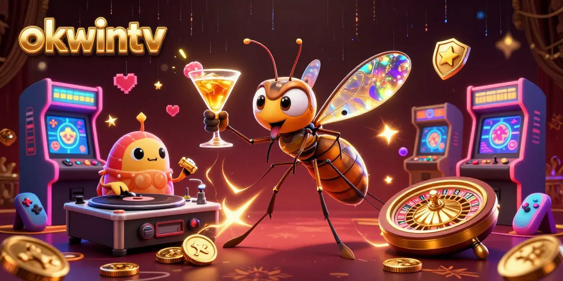 Experience the thrilling action of okwintv with vibrant casino elements and engaging characters.