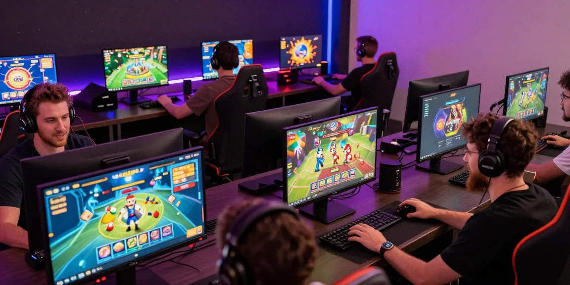 Engaging scene of players on 79club enjoying various online games, showcasing excitement and a vibrant digital atmosphere.